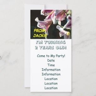 TURNING 2 Years Old! Birthday Party Invitations