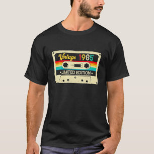 Turning 37 Birthday Decorations Men 37th BDay 1985 T-Shirt