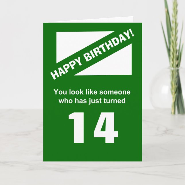 Turning 41 birthday card (Front)