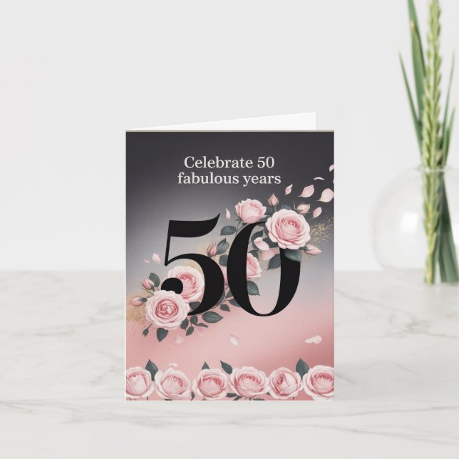 Turning 50: Hilarious Birthday Messages Invitation (Front)