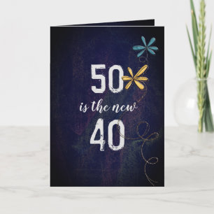Turning 50 humor card