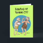 Turning 57 Birthday Card<br><div class="desc">Funny Birthday Card for 57 year old Man</div>