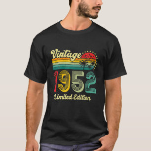 Turning 70 Birthday Decorations Men 70Th Bday 1952 T-Shirt