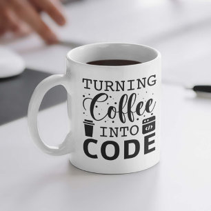 Turning Coffee Into Code Coffee Mug
