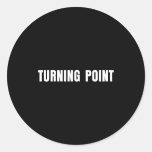 Turning Int Classic Round Sticker