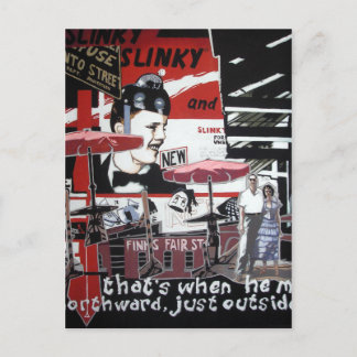 Turning Left Postcard