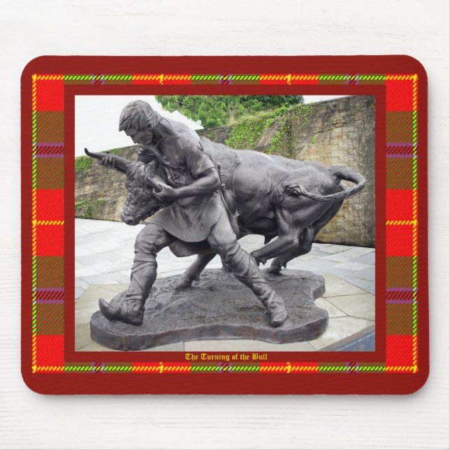 Turning of the Bull Mouse Pad (Front)