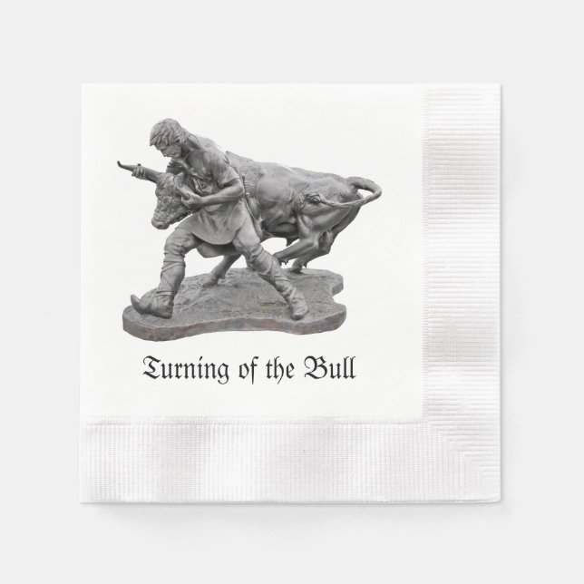 Turning of the Bull napkins (Front)