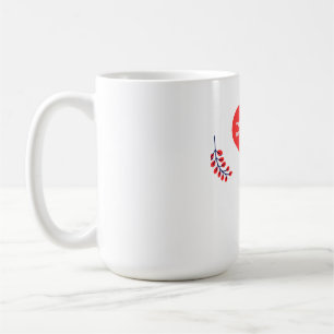 "Turning One With So Much Love" Heart & Botanical Coffee Mug