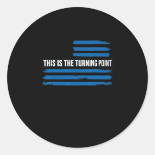 Turning Points Bible Lovers  Classic Round Sticker