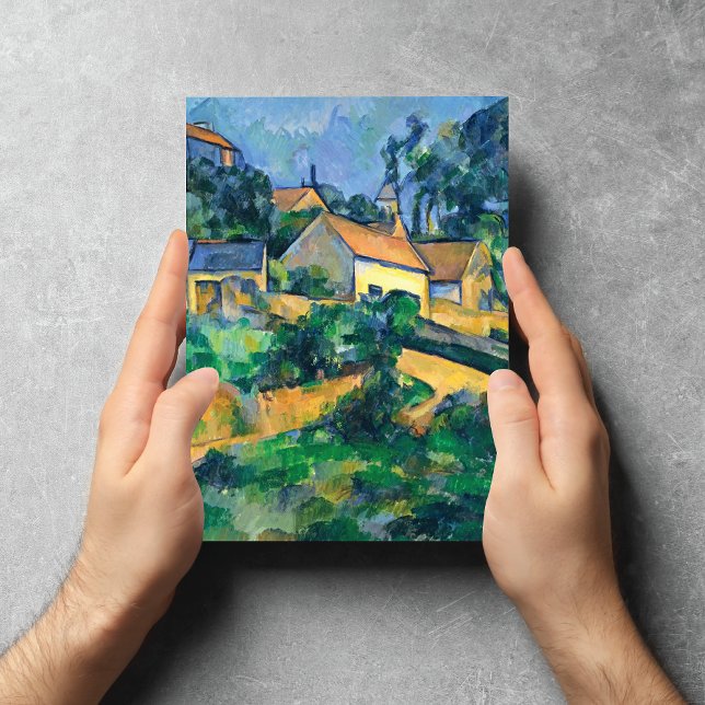 Turning Road Montgeroult Paul Cézanne  Postcard (Creator Uploaded)