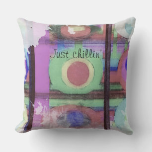 Turning the Temperature Down And Chill Breathe Throw Pillow