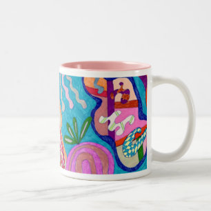 Turnip, Abstract Art Mug