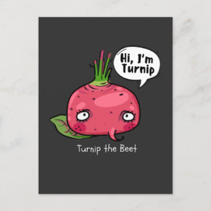 Turnip the Beet T-Shirt Postcard