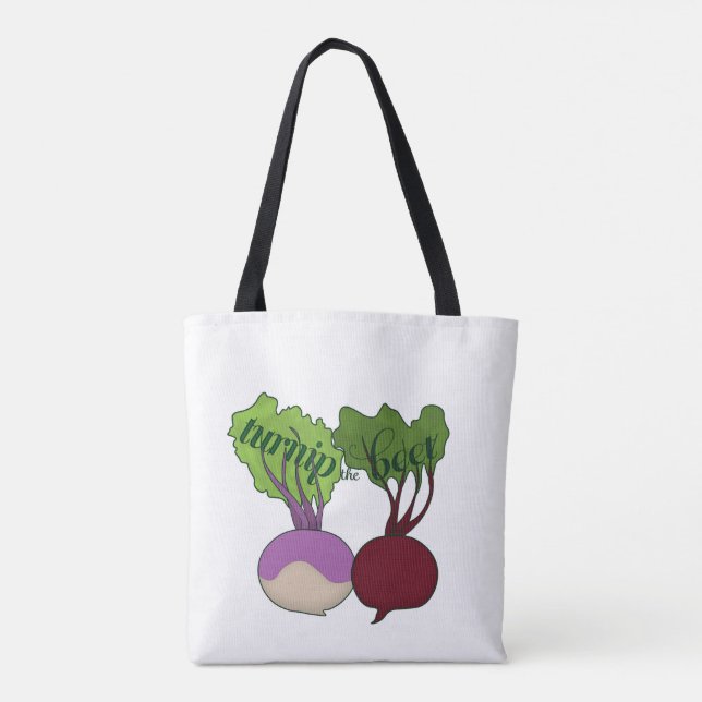 Turnip The Beet Tote Bag (Back)