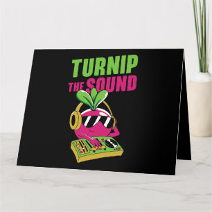 Turnip The Sound DJ Musician Music Composer Writin Card
