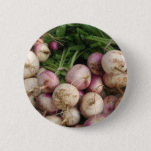 Turnips 2 Inch Round Button