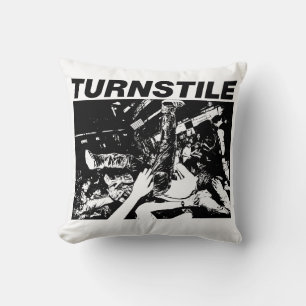 Turnstile throw pillow