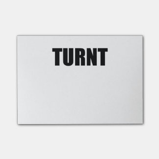 TURNT Drunk Shots Party Club Fun Times Turnt Up Post-it Notes