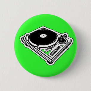 Turntable 2 Inch Round Button