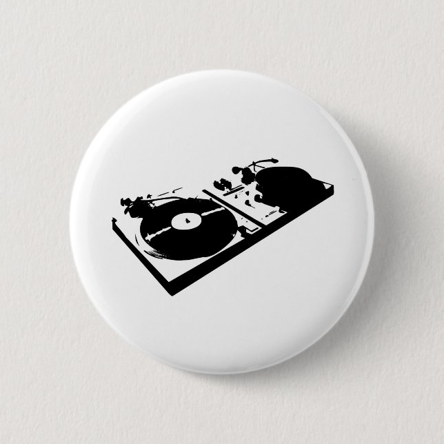 Turntable 2 Inch Round Button (Front)