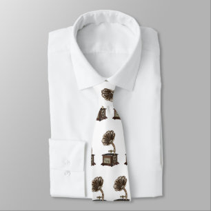 Turntable cartoon illustration tie