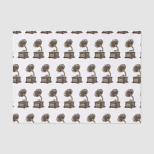 Turntable cartoon illustration  tissue paper