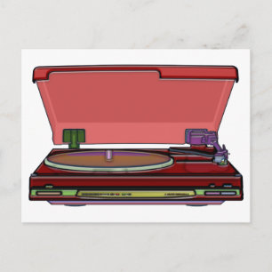 Turntable Design Postcard