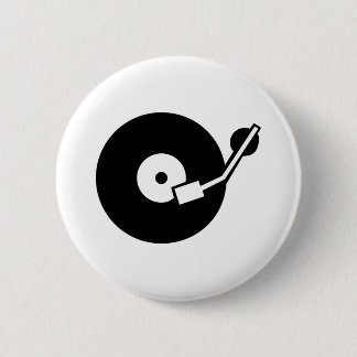 Turntable DJ 2 Inch Round Button