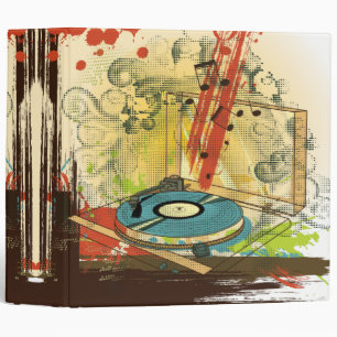 Turntable DJ Binder