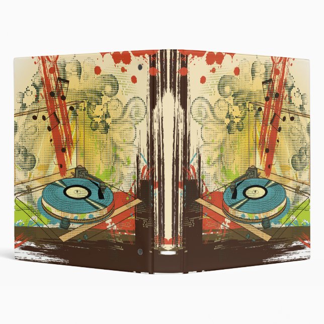 Turntable DJ Binder (Background)