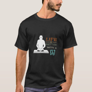 Turntable DJ Dance Music Music Producer T-Shirt