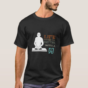Turntable DJ Dance Music Music Producer T-Shirt