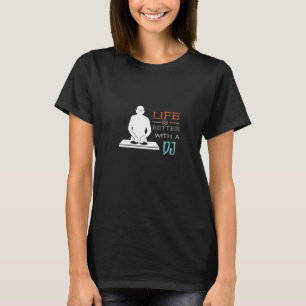 Turntable DJ Dance Music Music Producer T-Shirt