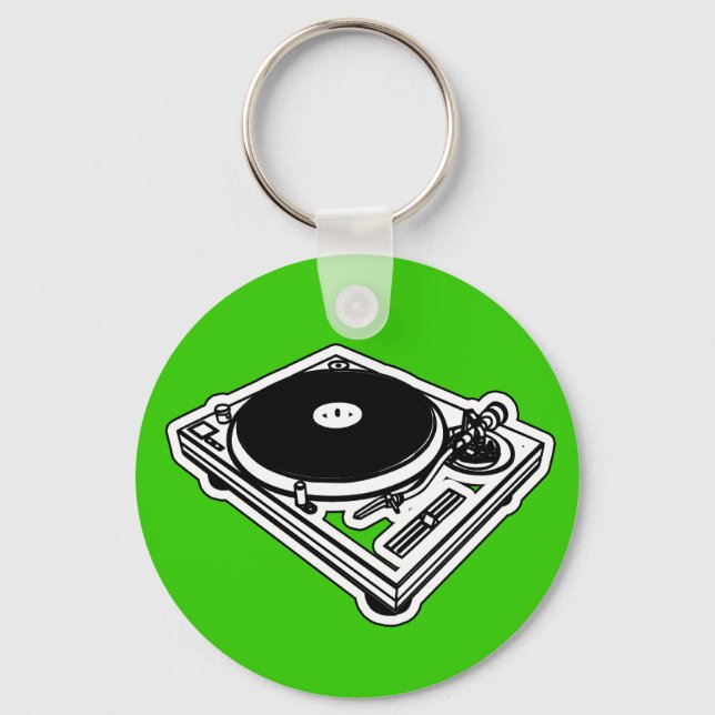 Turntable Keychain (Front)