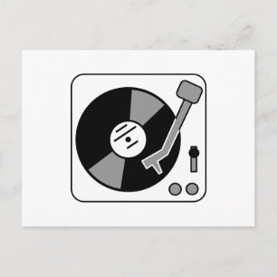 Turntable Postcard