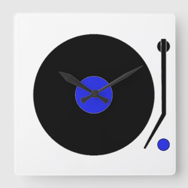 Turntable Wall Clock (Front)