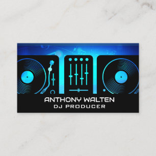 Turntables   Music   Producer Business Card