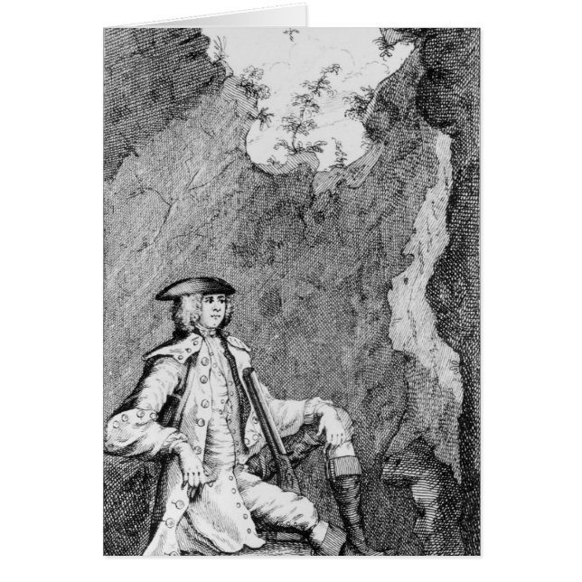 Turpin comme il s'est caché dans une caverne (Devant)