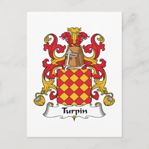Turpin Family Crest Postcard