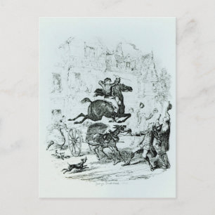 Turpin's  Flight Through Edmonton Postcard