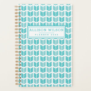 Turqoise Ethnic Aztec Flèches Motif