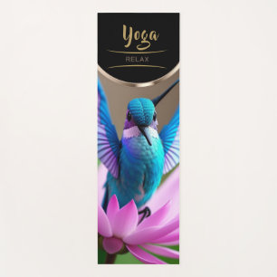 Turqoise Hummingbird - Yoga Mat
