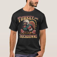 Turquie et Touchdowns T-shirt Football drôle