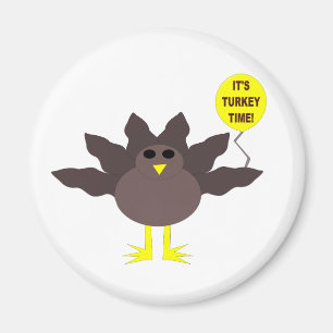 Turquie Heure Thanksgiving Magnet