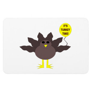 Turquie Heure Thanksgiving Magnet