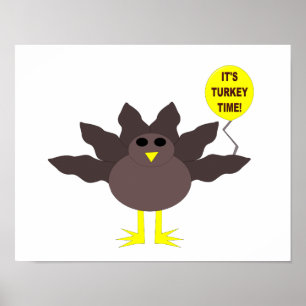Turquie Heure Thanksgiving Poster
