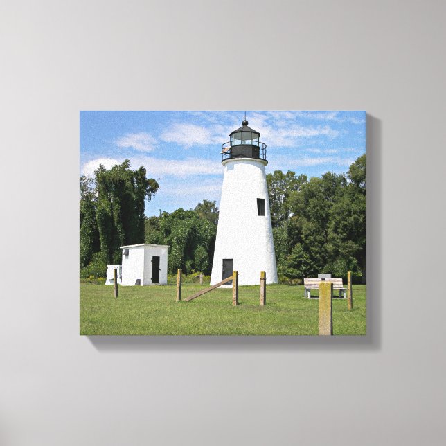 Turquie Point Phare, Maryland toile Imprimer (Recto)