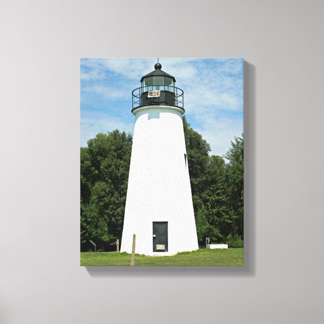 Turquie Point Phare, Maryland toile Imprimer (Recto)