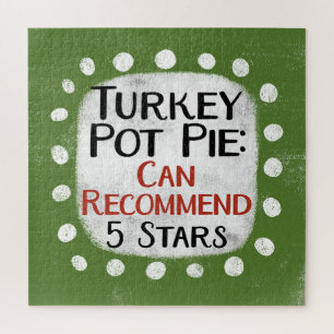 Turquie Pot Pie Review 5 Étoiles Jigsaw Puzzle Puz